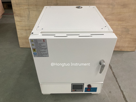 Contenido de cenizas en cauchos con horno de muffle