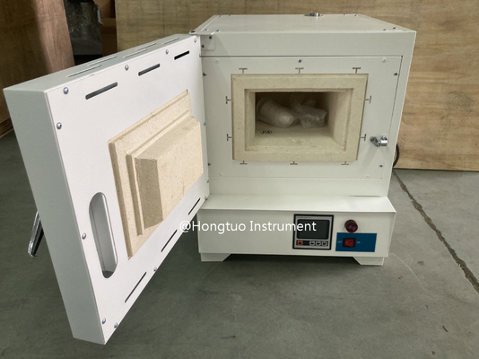 Contenido de cenizas en cauchos con horno de muffle