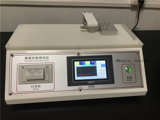 Tester ASTM COF Películas de plástico Coeficiente de fricción Tester
