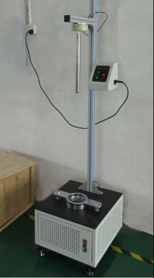 Tester de impacto de dardos en caída utilizado para medir la masa de impacto