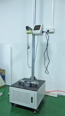 Tester de impacto de dardos en caída utilizado para medir la masa de impacto