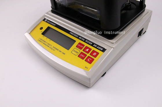 Equipo de prueba de oro y plata con advertencia de zumbido, pantalla digital máquina de prueba de pureza de metal