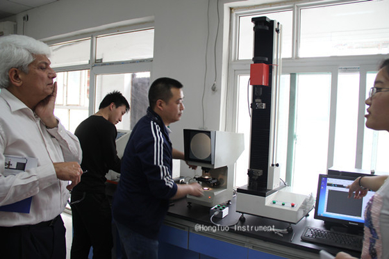 Máquina de ensayo de compresión por tracción de control electrónico mecánico por PC