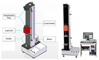 Máquina de prueba mecánica de tensión de Benchtop/equipo de prueba universal para la película plástica