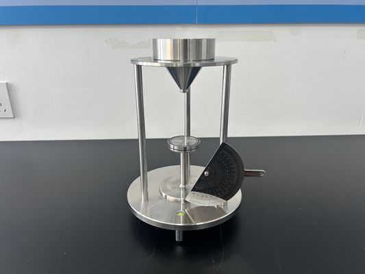 Misión del ángulo de reposo del polvo Tester de flujo de polvo / analizador de liquidez del polvo