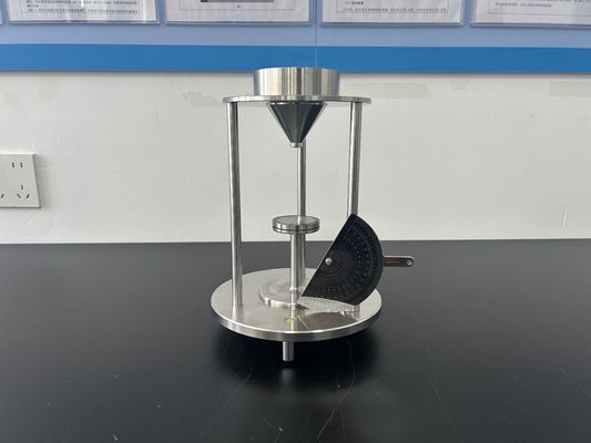 Misión del ángulo de reposo del polvo Tester de flujo de polvo / analizador de liquidez del polvo
