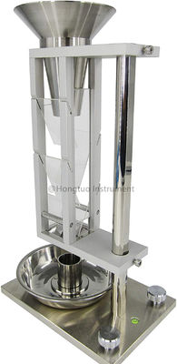 Equipo de ensayo de polvo de acero inoxidable / medidor de densidad aparente al por mayor / volumímetro Scott para laboratorio