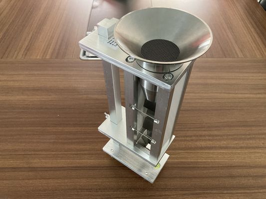 Equipo de ensayo de polvo de acero inoxidable / medidor de densidad aparente al por mayor / volumímetro Scott para laboratorio