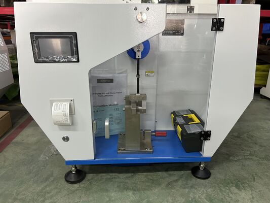 Máquina de ensayo de impacto de Izod y Charpy con pantalla digital