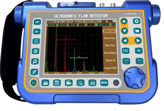 Detector de fallas ultrasónico para pruebas no destructivas de metales y soldaduras