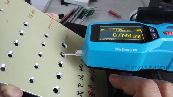 Probador de rugosidad de superficies para medición de superficies mecanizadas en metal