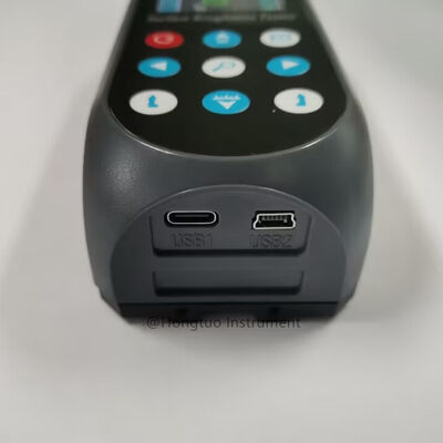 Probador portátil de rugosidad de superficie con pantalla a color para control de calidad industrial