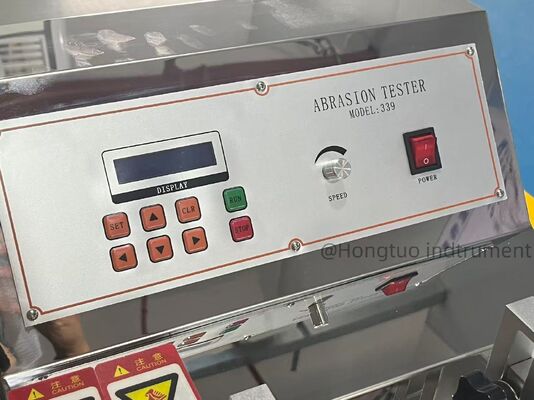 Máquina de prueba de resistencia al desgaste para pruebas de abrasión y durabilidad de materiales