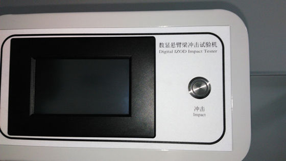 Máquina de ensayo de plásticos de 220 V / equipo de ensayo de resistencia al impacto PLC para Izod y Charpy