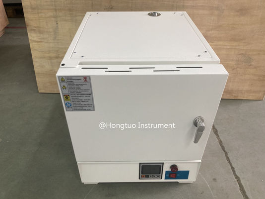 Contenido de cenizas en cauchos con horno de muffle