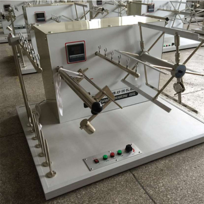 6 Equipo de ensayo textil Magentas / Máquina de conteo de hilo para ensayo de hilo de bobina de envoltura